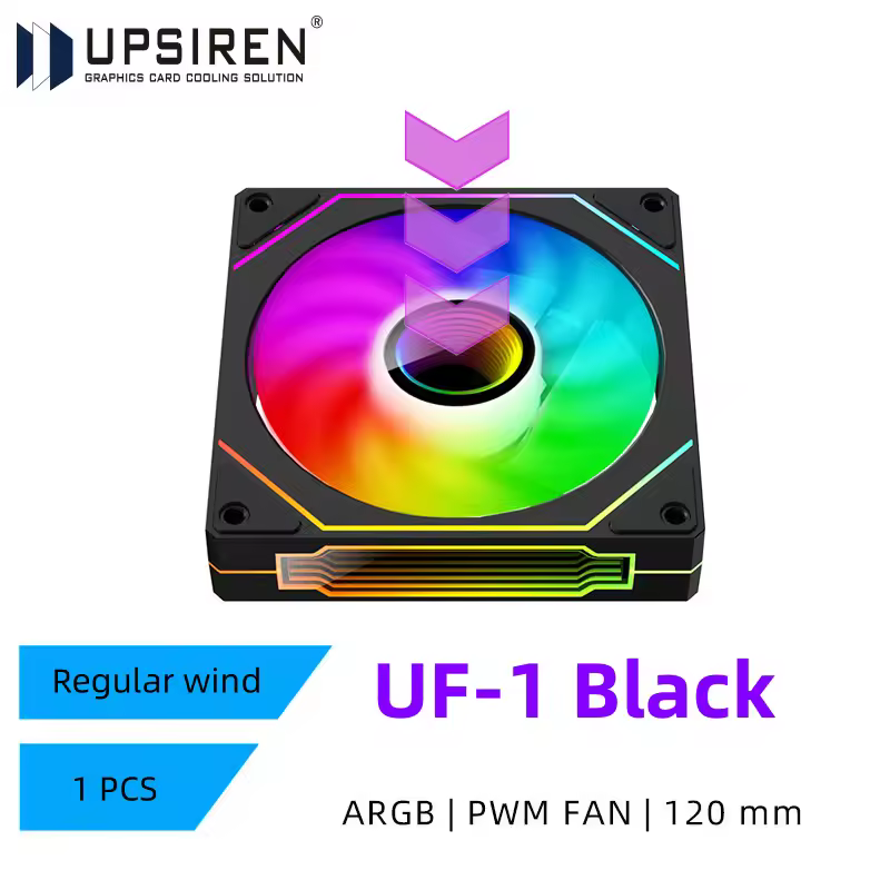 Cooler Fan UPSIREN UF-1 PRISM RGB de alto desempenho